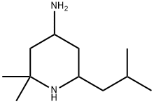 2,2-dimethyl-6-(2-methylpropyl)piperidin-4-amine 구조식 이미지