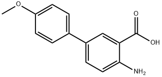 4-AMINO-4'-METHOXY-1,1'-BIPHENYL-3-CARBOXYLIC ACID 구조식 이미지