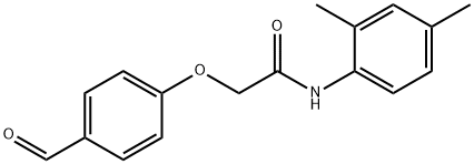 N-(2,4-Dimethylphenyl)-2-(4-formylphenoxy)acetamide Structure