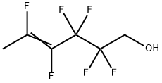 4-Hexen-1-ol, 2,2,3,3,4,5-hexafluoro- Structure