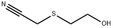 2-[(2-hydroxyethyl)sulfanyl]acetonitrile Structure