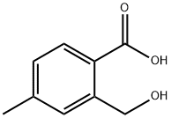 2-Hydroxymethyl-4-methylbenzoic acid Structure