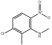 Benzenamine, 3-chloro-N,2-dimethyl-6-nitro- Structure
