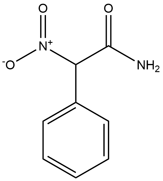 Benzeneacetamide, α-nitro- Structure