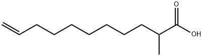 10-Undecenoic acid, 2-methyl- Structure