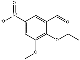 Benzaldehyde, 2-ethoxy-3-methoxy-5-nitro- 구조식 이미지