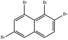 Naphthalene, 1,2,6,8-tetrabromo- Structure