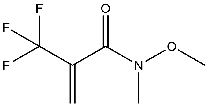 N-Methoxy-N-methyl-2-(trifluoromethyl)-2-propenamide Structure