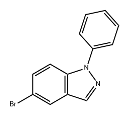 1H-Indazole, 5-bromo-1-phenyl- 구조식 이미지