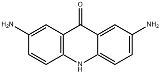 9(10H)-Acridinone, 2,7-diamino- 구조식 이미지