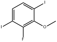 Benzene, 2-fluoro-1,4-diiodo-3-methoxy- Structure