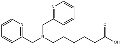 Hexanoic acid, 6-[bis(2-pyridinylmethyl)amino]- Structure