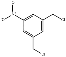 Benzene, 1,3-bis(chloromethyl)-5-nitro- Structure