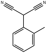 Propanedinitrile, 2-(2-methylphenyl)- 구조식 이미지