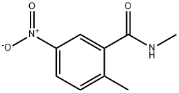 Benzamide, N,2-dimethyl-5-nitro- Structure