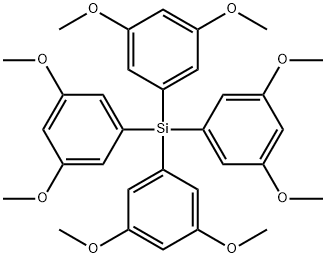 Silane, tetrakis(3,5-dimethoxyphenyl)- (9CI) Structure