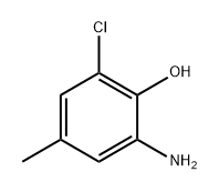 Phenol, 2-amino-6-chloro-4-methyl- Structure