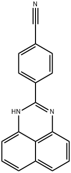 Benzonitrile, 4-(1H-perimidin-2-yl)- Structure