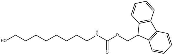 Carbamic acid, (8-hydroxyoctyl)-, 9H-fluoren-9-ylmethyl ester (9CI) Structure