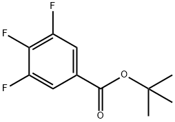 Benzoic acid, 3,4,5-trifluoro-, 1,1-dimethylethyl ester Structure