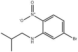5-bromo-N-isobutyl-2-nitroaniline 구조식 이미지