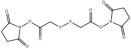 bis(2,5-dioxopyrrolidin-1-yl) 2,2'-disulfanediyldiacetate Structure