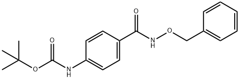 tert-butyl (4-((benzyloxy)carbamoyl)phenyl)carbamate Structure