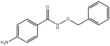 Benzamide, 4-amino-N-(phenylmethoxy)- Structure