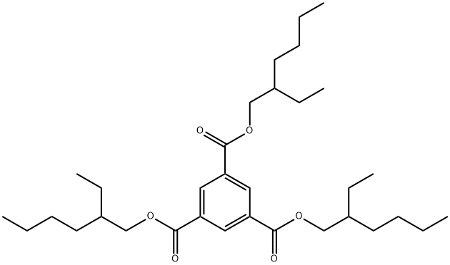 1,3,5-Benzenetricarboxylic acid, 1,3,5-tris(2-ethylhexyl) ester Structure