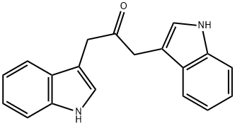 2-Propanone, 1,3-di-1H-indol-3-yl- Structure