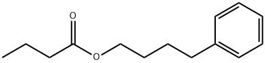 Butanoic acid 4-phenylbutyl ester 구조식 이미지