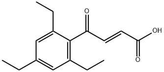 2-Butenoic acid, 4-oxo-4-(2,4,6-triethylphenyl)-, (2E)- 구조식 이미지