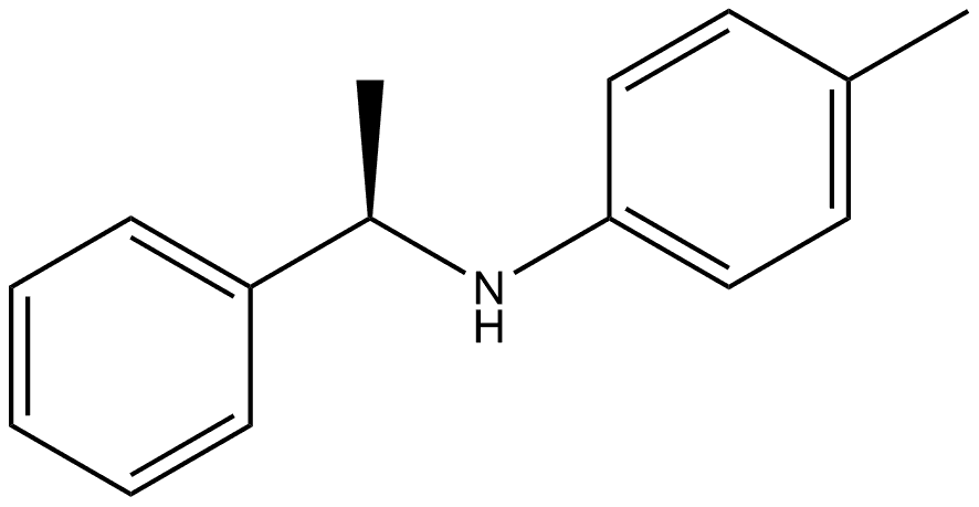 (αR)-α-Methyl-N-(4-methylphenyl)benzenemethanamine Structure