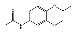 Acetamide, N-(4-ethoxy-3-methoxyphenyl)- 구조식 이미지
