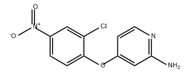 2-Pyridinamine, 4-(2-chloro-4-nitrophenoxy)- Structure