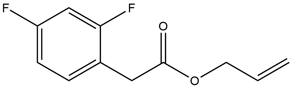 2-Propen-1-yl 2,4-difluorobenzeneacetate Structure