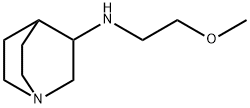 1-Azabicyclo[2.2.2]octan-3-amine, N-(2-methoxyethyl)- Structure