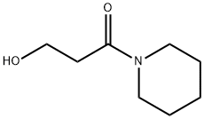 1-Propanone, 3-hydroxy-1-(1-piperidinyl)- Structure