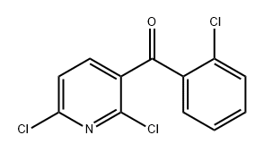 Methanone, (2-chlorophenyl)(2,6-dichloro-3-pyridinyl)- 구조식 이미지
