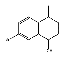 1-Naphthalenol, 7-bromo-1,2,3,4-tetrahydro-4-methyl- Structure