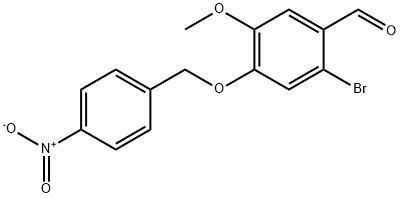 2-Bromo-5-methoxy-4-[(4-nitrobenzyl)oxy]benzaldehyde Structure