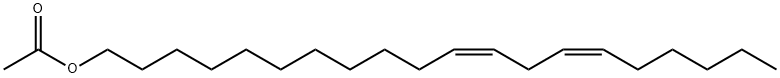 11,14-Eicosadien-1-ol, 1-acetate, (11Z,14Z)- Structure