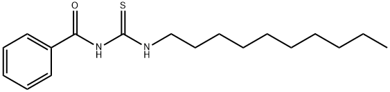 Benzamide, N-[(decylamino)thioxomethyl]- 구조식 이미지