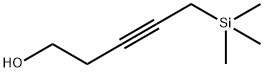 3-Pentyn-1-ol, 5-(trimethylsilyl)- 구조식 이미지