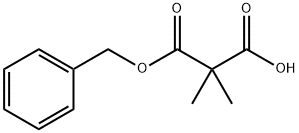 3-(Benzyloxy)-2,2-dimethyl-3-oxopropanoic acid Structure