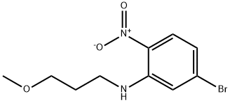(5-bromo-2-nitrophenyl)-(3-methoxypropyl)amine 구조식 이미지