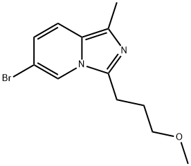 6-Bromo-3-(3-methoxypropyl)-1-methylimidazo[1,5-a]pyridine Structure