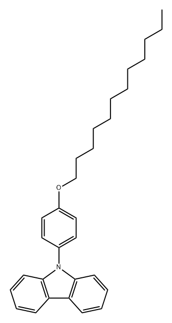 9H-Carbazole, 9-[4-(dodecyloxy)phenyl]- 구조식 이미지