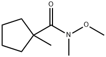 N-methoxy-N,1-dimethylcyclopentane-1-carboxamide Structure