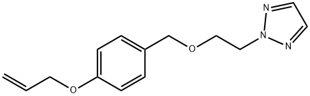 2H-1,2,3-Triazole, 2-[2-[[4-(2-propen-1-yloxy)phenyl]methoxy]ethyl]- 구조식 이미지